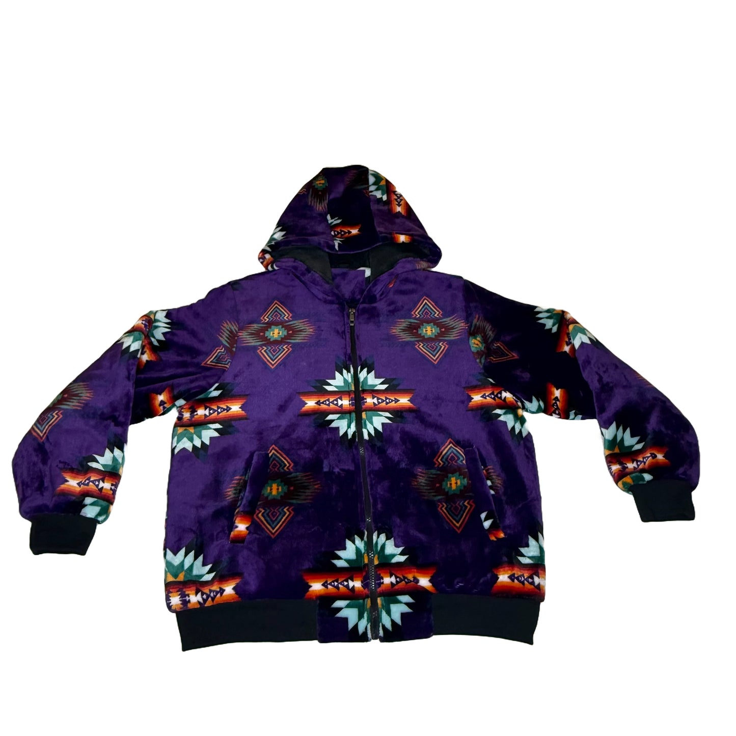 Native Star Zip-Up Jacket PURPLE