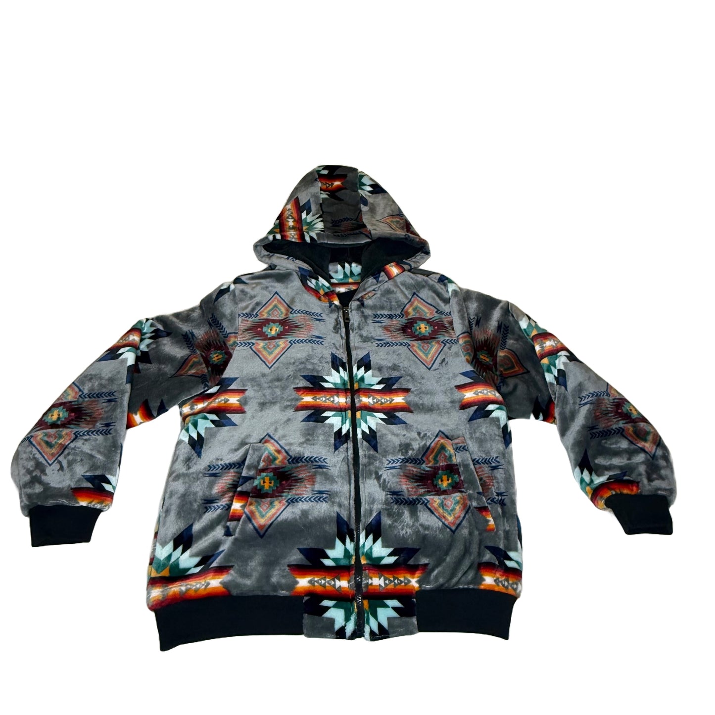 Native Star Zip-Up Jacket GREY