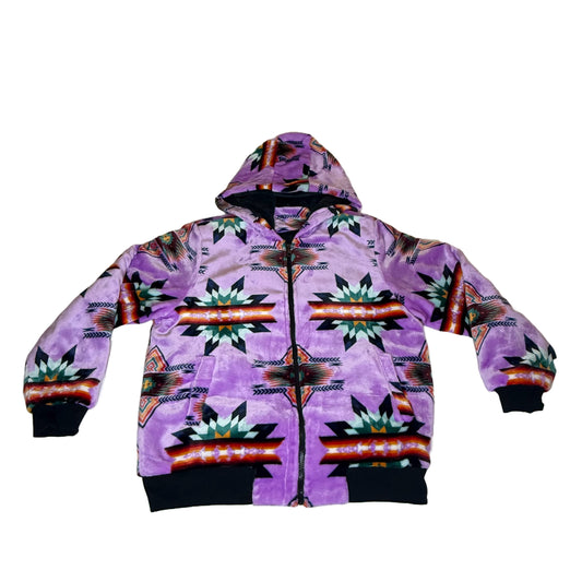 Native Star Zip-Up Jacket LAVENDER