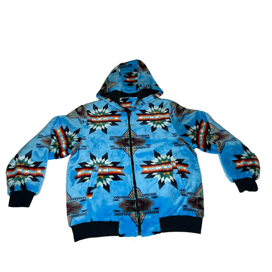 Native Star Zip-Up Jacket SKY BLUE