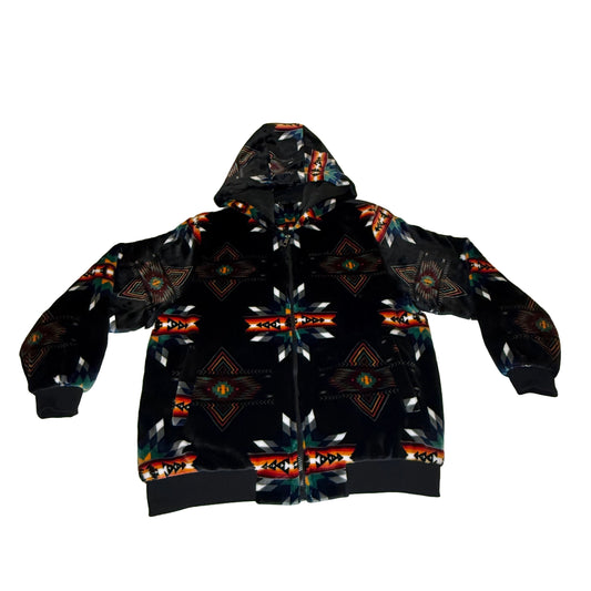 Native Star Zip-Up Jacket BLACK