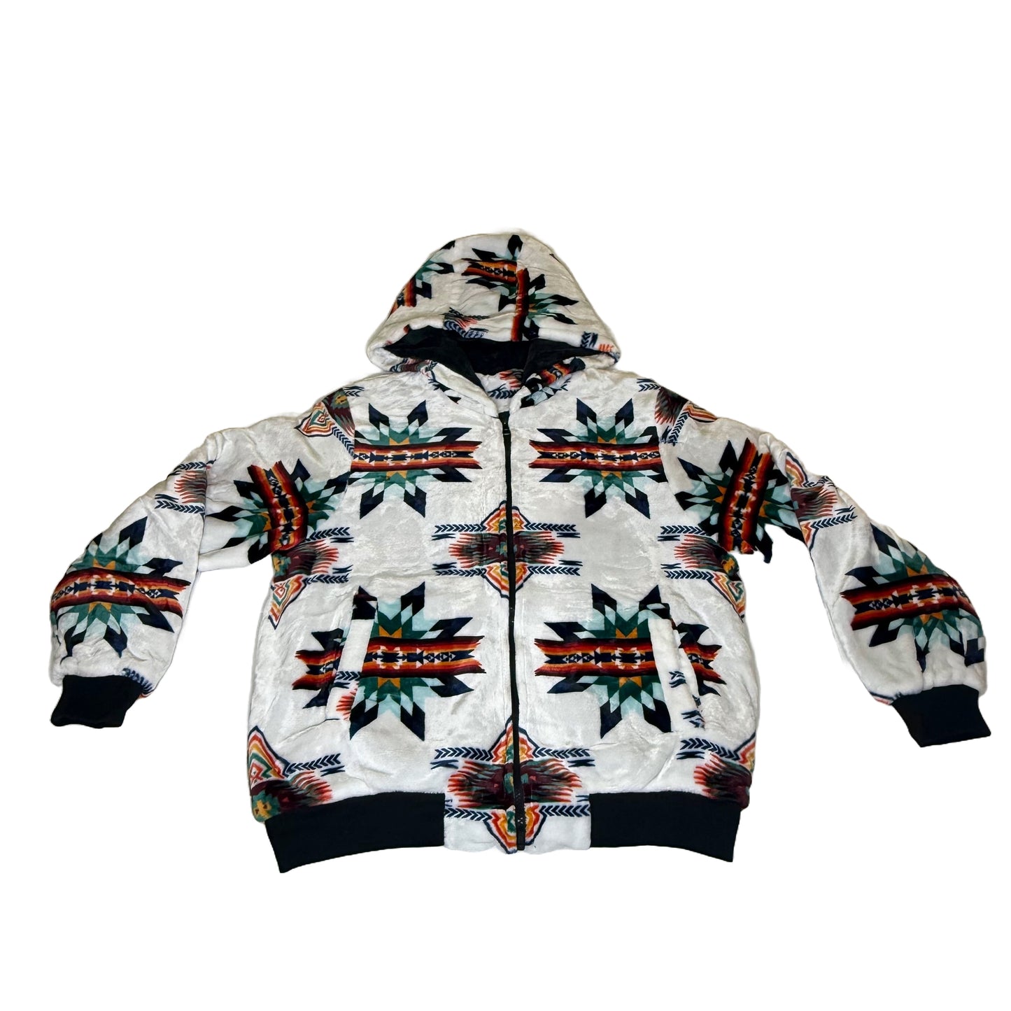 Native Star Zip-Up Jacket WHITE
