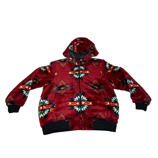 Native Star Zip-Up Jacket RED